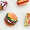 Wrapables 3D Resin Fridge Magnets, Food Simulation, Succulents, Famous Faces Refrigerator Magnets for Kitchen (Set of 5)